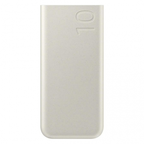 Външна батерия Samsung FastCharge 10 000 mAh 2xUSB-C 25W, EB-P3400XUE, Power Bank, Бежов