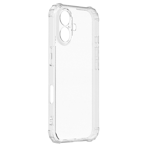 Силиконов калъф Anti Shock за iPhone 16 Plus, 1.5mm, Прозрачен
