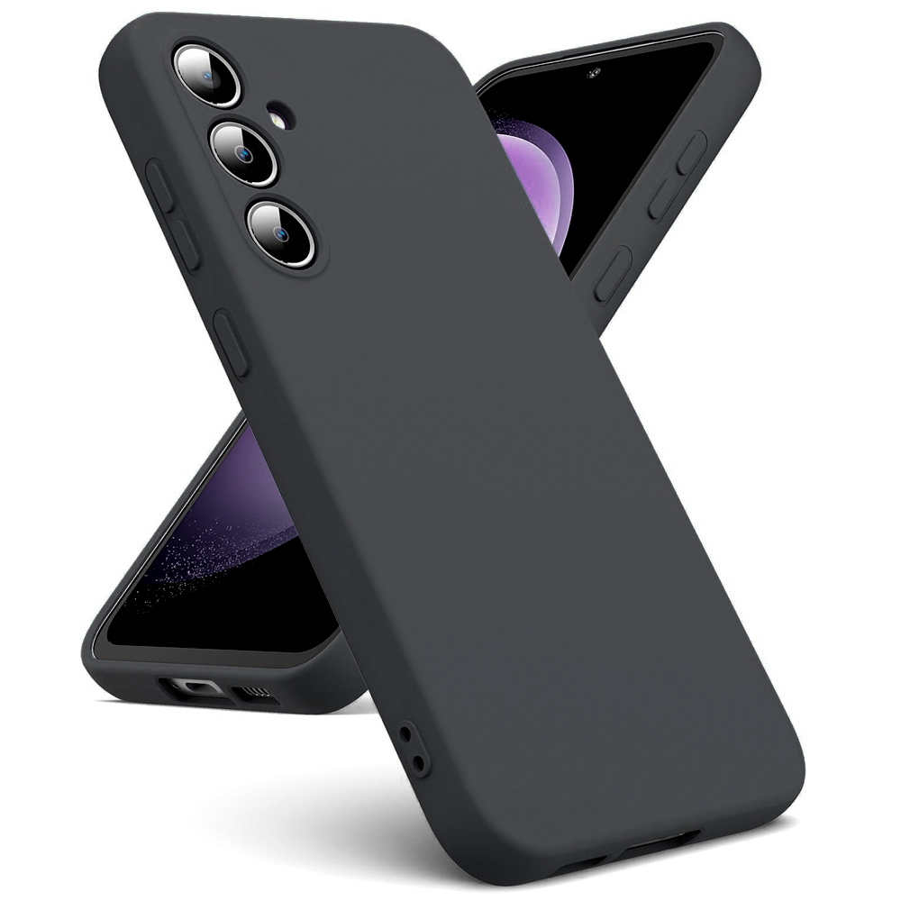 Силиконов калъф Silicone Lite за Samsung Galaxy S24 FE, Черен
