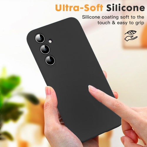 Силиконов калъф Silicone Lite за Samsung Galaxy S24 FE, Черен
