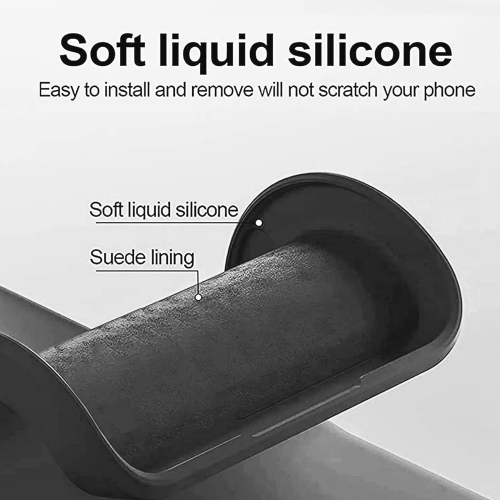Силиконов калъф Silicone Lite за Samsung Galaxy S24 FE, Черен