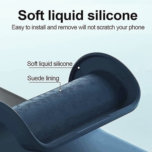 Силиконов калъф Silicone Lite за Samsung Galaxy S24 FE, Тъмно син