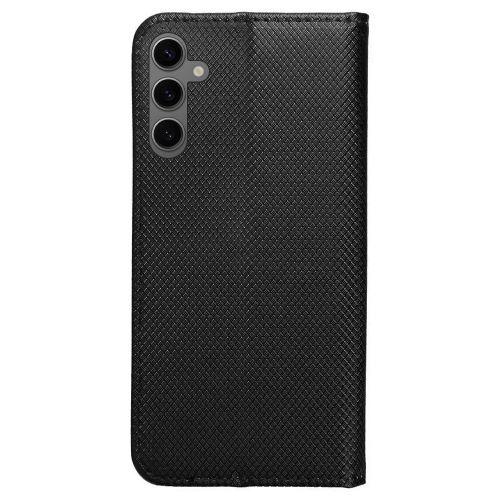 Калъф Тефтер Smart Book за Samsung Galaxy S24 FE, Черен