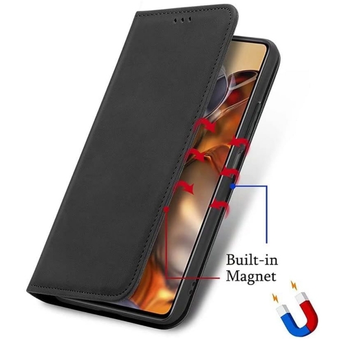 Калъф Тефтер Magnetic Book за Huawei Honor 200 Lite 5G, Черен