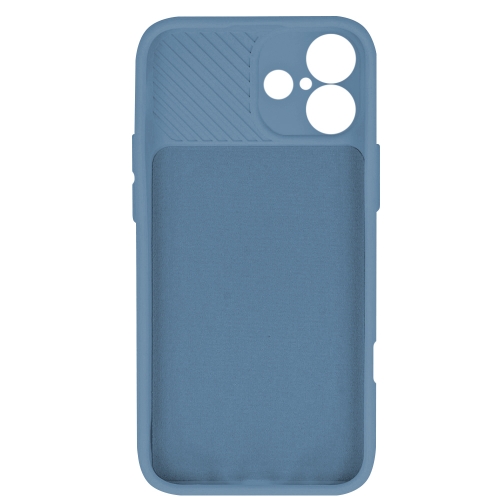 Силиконов калъф Camshield Soft за iPhone 16, Тъмно син