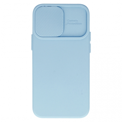 Силиконов калъф Camshield Soft за iPhone 16, Светло син