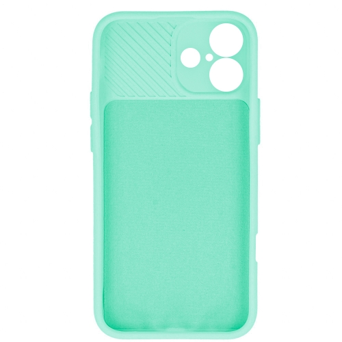 Силиконов калъф Camshield Soft за iPhone 16, Мента