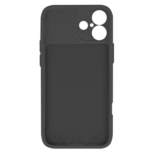 Силиконов калъф Camshield Soft за iPhone 16 Plus, Черен