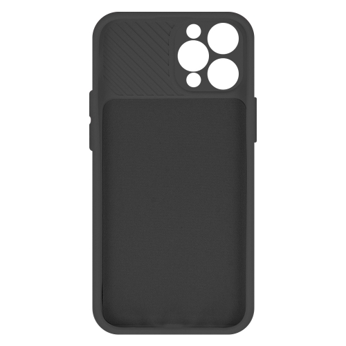 Силиконов калъф Camshield Soft за iPhone 16 Pro, Черен