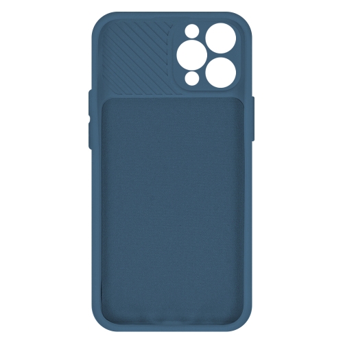 Силиконов калъф Camshield Soft за iPhone 16 Pro Max, Тъмно син