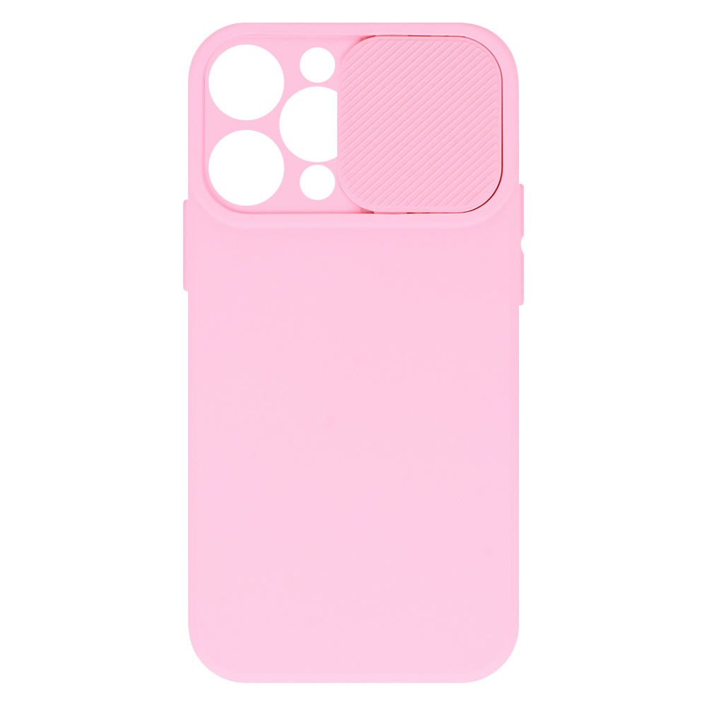 Силиконов калъф Camshield Soft за iPhone 16 Pro Max, Светло розов