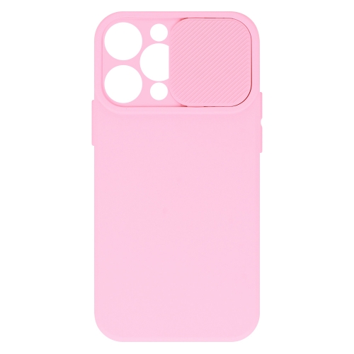 Силиконов калъф Camshield Soft за iPhone 16 Pro Max, Светло розов
