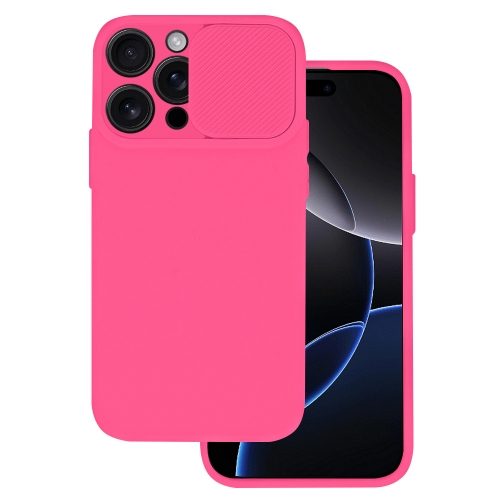 Силиконов калъф Camshield Soft за iPhone 16 Pro Max, Розов
