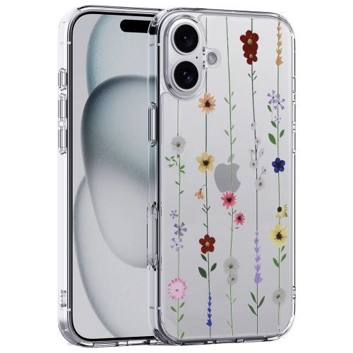 Удароустойчив калъф Flower Antishock за iPhone 16 Plus, Desing 4