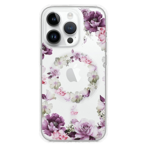 Удароустойчив калъф Flower MagSF за iPhone 16 Pro Max, Desing 6