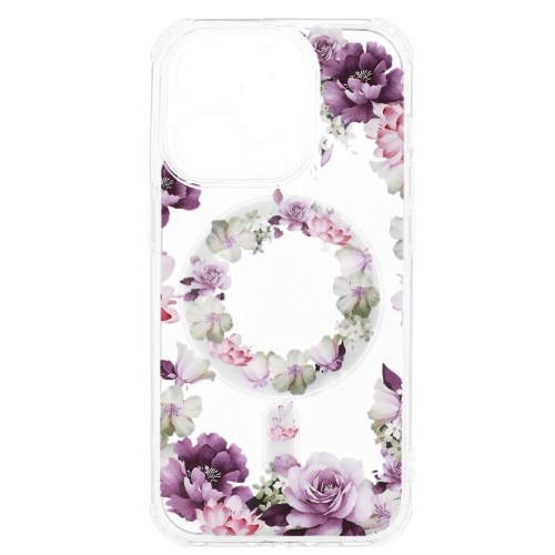 Удароустойчив калъф Flower MagSF за iPhone 16 Pro, Desing 6