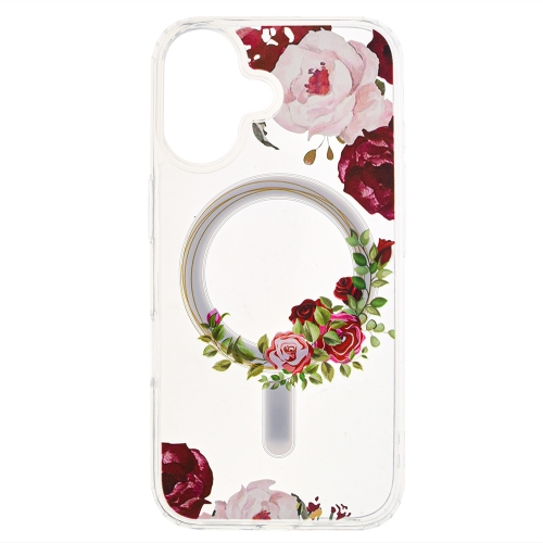 Удароустойчив калъф Flower MagSF за iPhone 16, Desing 2