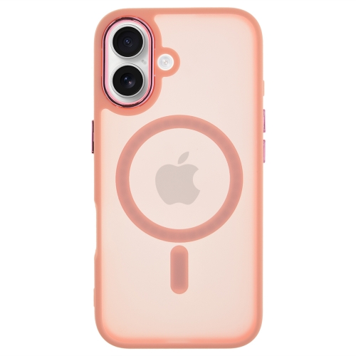Удароустойчив калъф MagSF Matte за iPhone 16, Розов