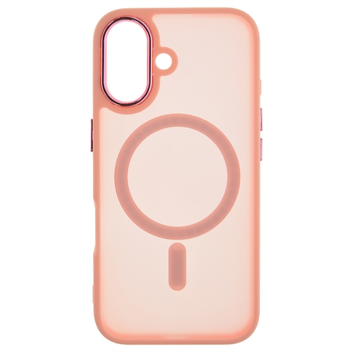 Удароустойчив калъф MagSF Matte за iPhone 16, Розов