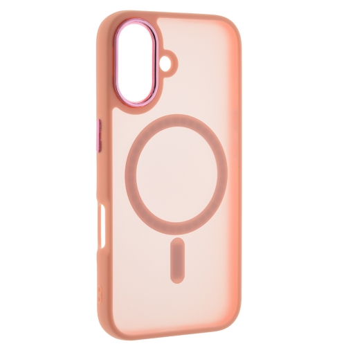 Удароустойчив калъф MagSF Matte за iPhone 16, Розов