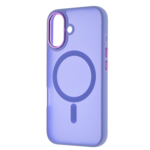 Удароустойчив калъф MagSF Matte за iPhone 16, Лилав