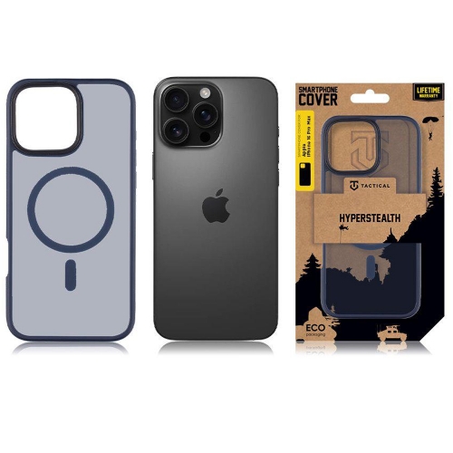 Удароустойчив калъф Tactical MagForce Hyperstealth за iPhone 16 Pro, Син