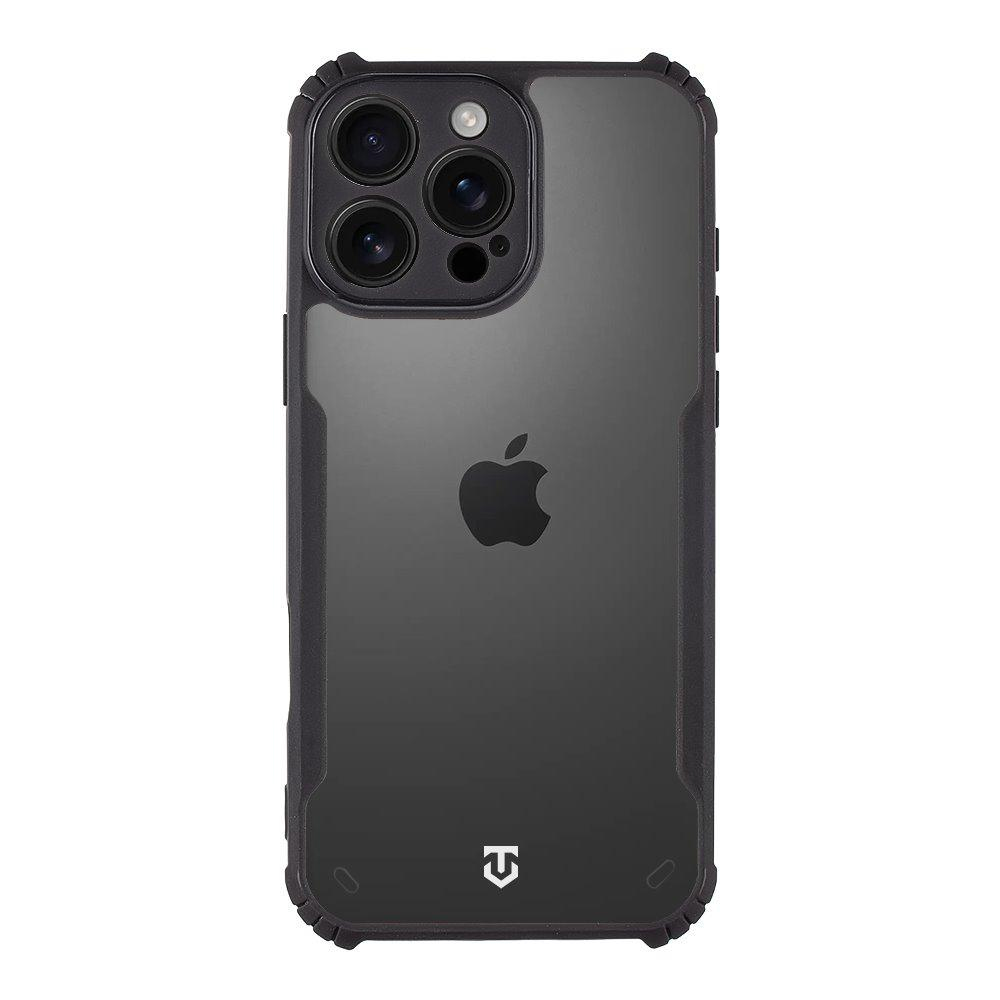 Удароустойчив калъф Tactical Quantum Stealth за iPhone 16 Pro Max, Прозрачен-черен