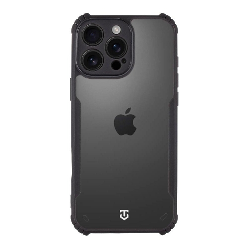 Удароустойчив калъф Tactical Quantum Stealth за iPhone 16 Pro Max, Прозрачен-черен