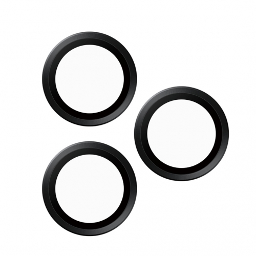 Стъклен Протектор за камера PanzerGlass Hoops Lens Protector за iPhone 16 Pro / 16 Pro Max, Черен