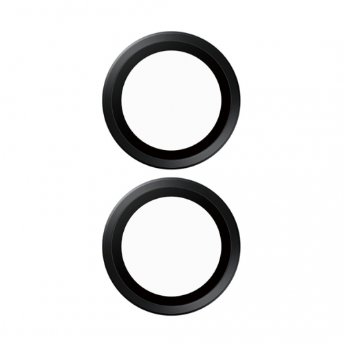 Стъклен Протектор за камера PanzerGlass Hoops Lens Protector за iPhone 16 / 16 Plus, Черен