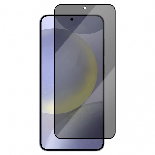 Стъклен Протектор 5D Full Glue PRIVACY за Samsung Galaxy S24 FE, Черен