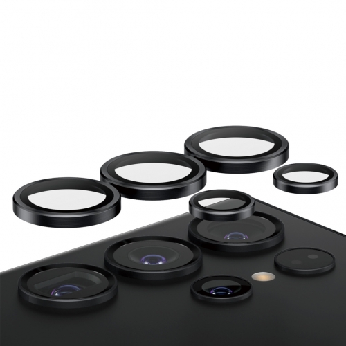 Стъклен Протектор за камера PanzerGlass Hoops Lens Protector за Samsung Galaxy S24 Ultra, Черен