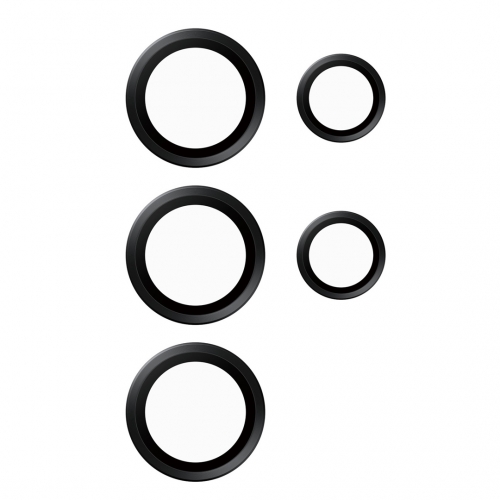 Стъклен Протектор за камера PanzerGlass Hoops Lens Protector за Samsung Galaxy S24 Ultra, Черен