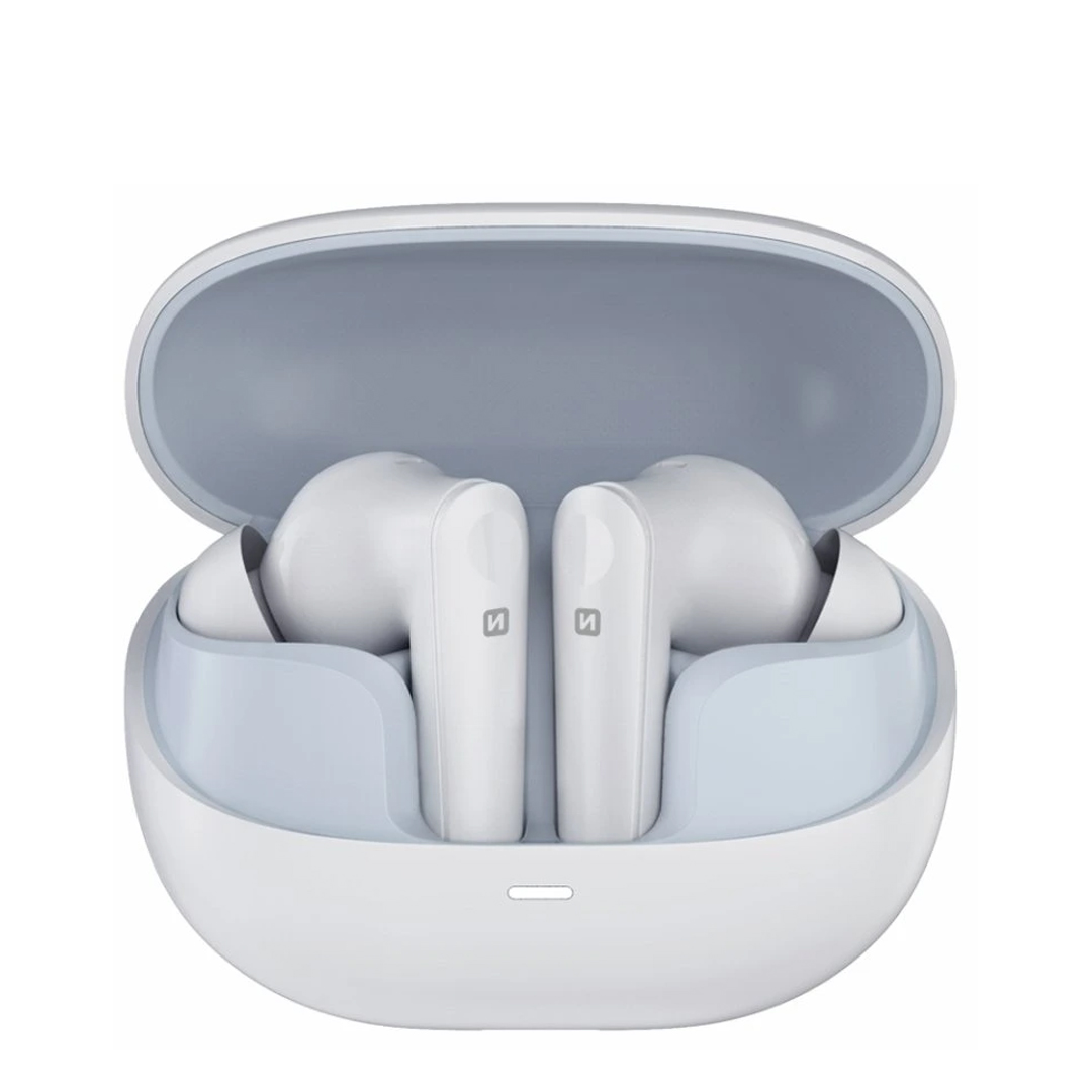 Слушалки TWS SWISSTEN Focus Bluetooth ANC Earphones, Бял