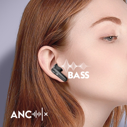 Слушалки TWS SWISSTEN Focus Bluetooth ANC Earphones, Черен