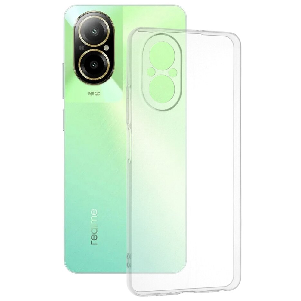Силиконов калъф за Realme C67 4G, 0.5mm, Прозрачен
