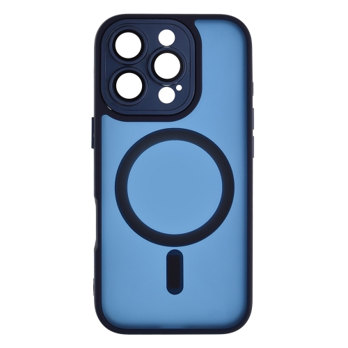 Удароустойчив калъф MagSF TP-27 за iPhone 16 Pro Max, Тъмно син