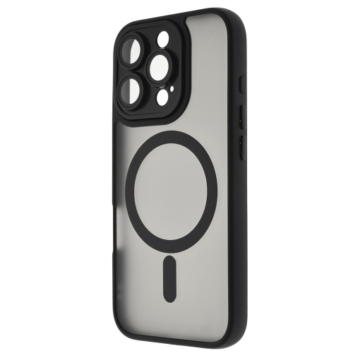 Удароустойчив калъф MagSF TP-27 за iPhone 16 Pro Max, Черен