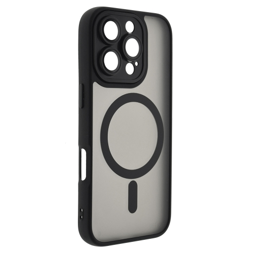 Удароустойчив калъф MagSF TP-27 за iPhone 16 Pro Max, Черен