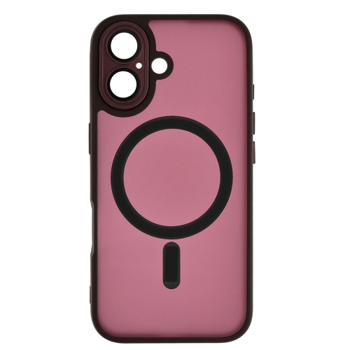 Удароустойчив калъф MagSF TP-27 за iPhone 16 Plus, Бордо
