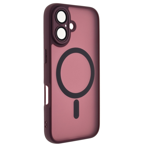 Удароустойчив калъф MagSF TP-27 за iPhone 16 Plus, Бордо