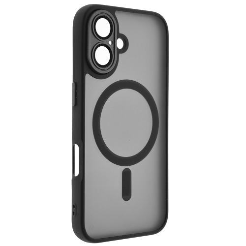 Удароустойчив калъф MagSF TP-27 за iPhone 16 Plus, Черен