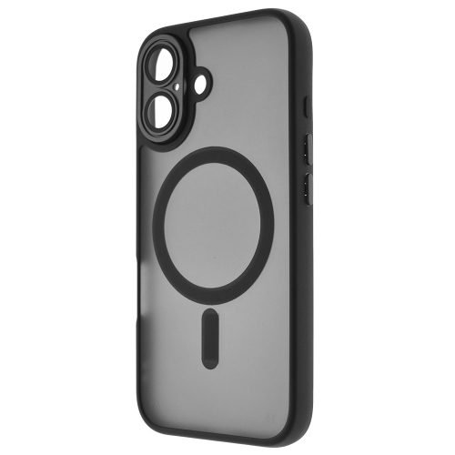 Удароустойчив калъф MagSF TP-27 за iPhone 16 Plus, Черен