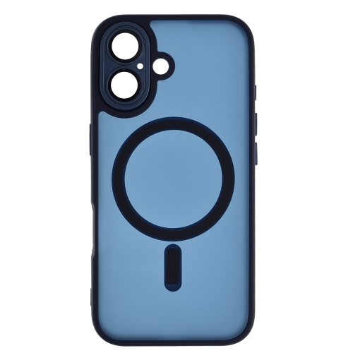 Удароустойчив калъф MagSF TP-27 за iPhone 16, Тъмно син