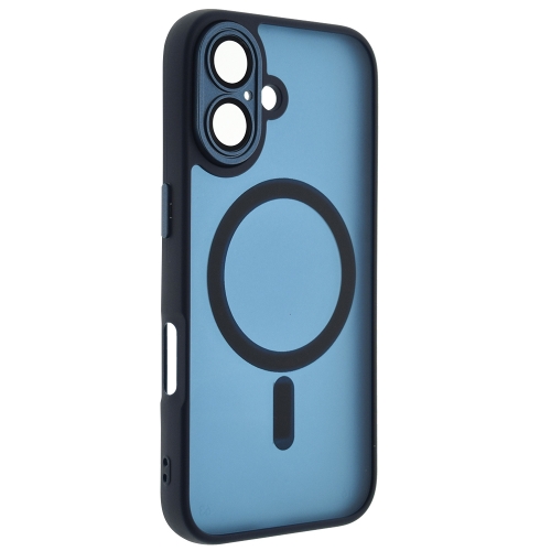Удароустойчив калъф MagSF TP-27 за iPhone 16, Тъмно син