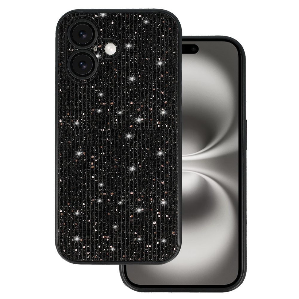 Удароустойчив калъф Flash за iPhone 16 Plus, Черен