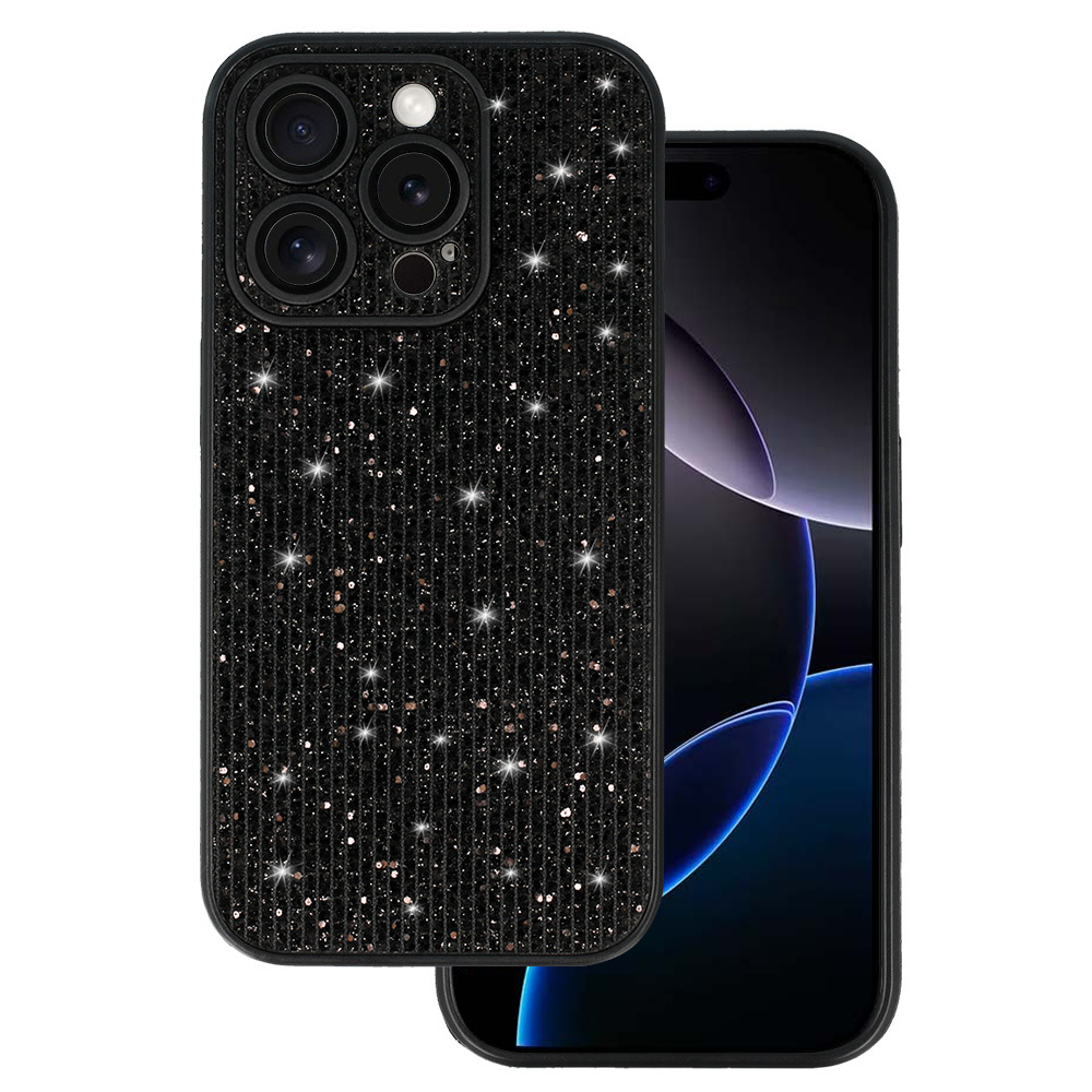 Удароустойчив калъф Flash за iPhone 16 Pro, Черен