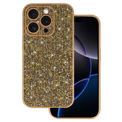 Удароустойчив калъф Flash за iPhone 16 Pro, Златист