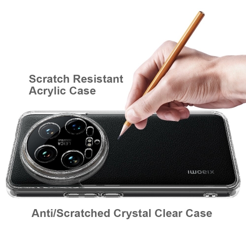 Удароустойчив калъф Acrylic за Xiaomi 14 Ultra, Прозрачен