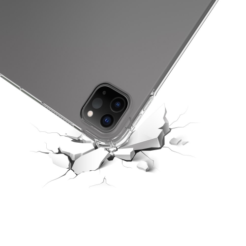 Силиконов калъф за iPad Pro 11 2024, Прозрачен